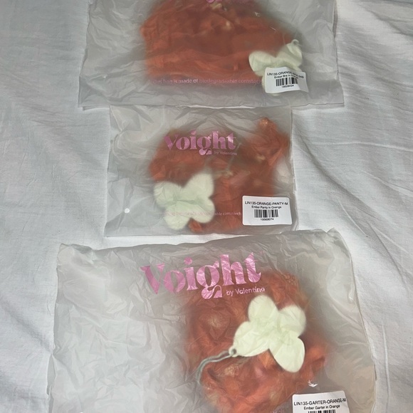 Ember Panty + Garter in Orange - Picture 4 of 7